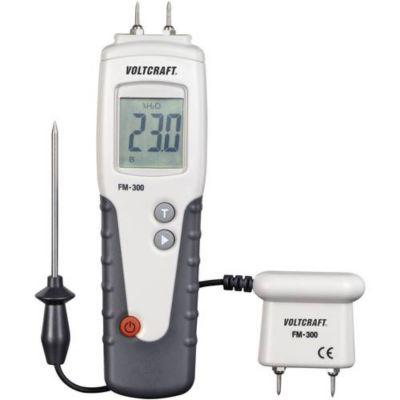 Humidimètre VOLTCRAFT FM-300 - mesure humidité bois et matériaux, température intégrée