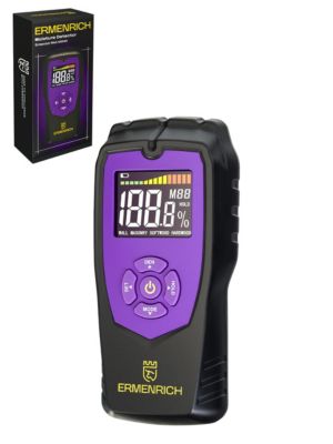 Humidimètre Wett MW40, détecteur humidité sans contact pinless, bois, murs, plâtre, béton, mesure humidité, Ermenrich