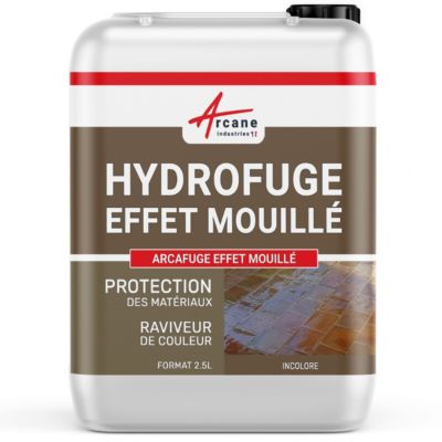 Hydrofuge Imperméabilisant Effet Mouillé - ARCAFUGE EFFET MOUILLÉ  - 2.5 L (jusqu'à 25 m²) - ARCANE INDUSTRIES