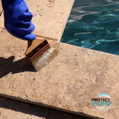Hydrofuge Imperméabilisant Pierre Naturelle & Terrasse 5L (100m²) Incolore Oléofuge Pavés, Dalles, Tuiles, Travertin OLEO STONE