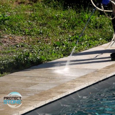 Hydrofuge Imperméabilisant Pierre Naturelle & Terrasse 5L (100m²) Incolore Oléofuge Pavés, Dalles, Tuiles, Travertin OLEO STONE