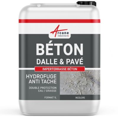 Hydrofuge Oléofuge Terrasse Béton / Pierre - IMPERTERRASSE BETON  - 1 L (jusqu'à 5m²) - ARCANE INDUSTRIES