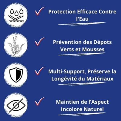 Hydrofuge Toiture - 5 L   - Codeve Bois - Pour Toiture En Tuile, Ardoise, Terre Cuite, Béton, Fibrociment, Lauze.
