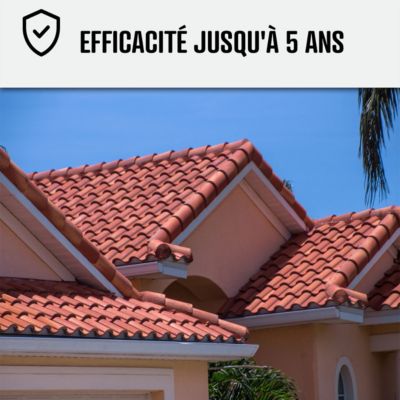 Imperméabilisant Hydrofuge Invisible ECO (5L) - Repousse l'eau et les taches et protège les façades, toitures, tuiles