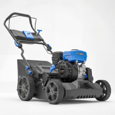 Hyundai Scarificateur aérateur Thermique 44 cm 4T 223cc Lanceur 6 Hauteurs 45L HYSC225X