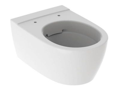 iCon WC Suspendu sans bride + Abattant softclose en Duroplast, Blanc (WC-Icon)