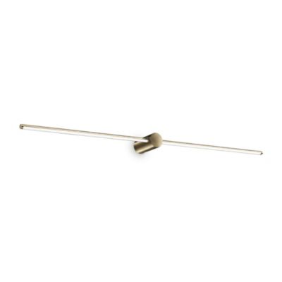 Ideal Lux FILO Salle de bains à LED intégrée à 2 lumières sur miroir en laiton clair 2000Lm 3000K IP44