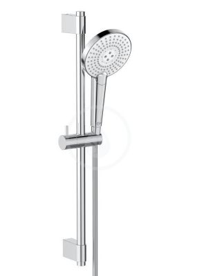 Ideal Standard Ensemble de douche Circle, tige de 600 mm avec douchette, 3 jets, chrome (B1761AA)