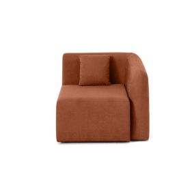 Ikare - module d'assise d'angle droit - en tissu - Lisa Design