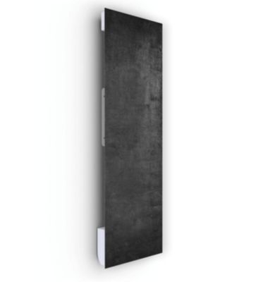 ILO Radiateur Électrique Soufflant Rayonnant Mural 1250W Extra Plat Verre Trempé Programmable Béton Glacé