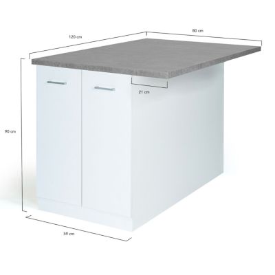 Plan De Travail Pour Ilot 100 Cm De Large