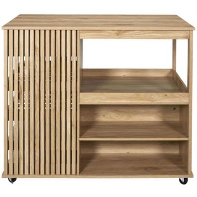 Ilot de cuisine en bois Klaus -  Type: Buffet de cuisine