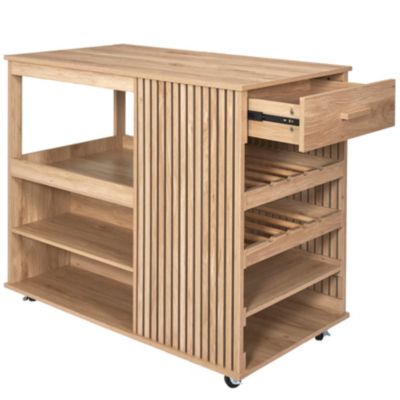 Ilot de cuisine en bois Klaus -  Type: Buffet de cuisine