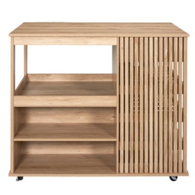 Ilot de cuisine en bois Klaus -  Type: Buffet de cuisine