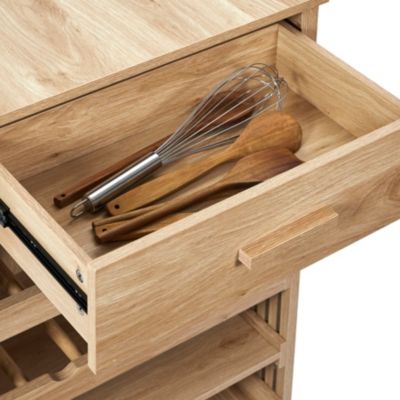 Ilot de cuisine en bois Klaus -  Type: Buffet de cuisine