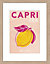 Image encadrée capri Dada Art l.30 x H.40 cm rose