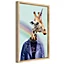 Image encadrée Fantasia girafe l.30 x H.40 cm