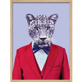 Image encadrée Fantasia leopard l.30 x H.40 cm