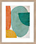 Image encadrée formes Dada Art l.40 x H.50 cm multicolore