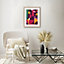 Image encadrée formes multicolores 40x50 cm Dada Art l.33 x H.53 cm