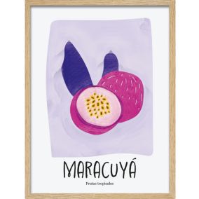 Image encadrée fruits violet l.33 x L.43 cm