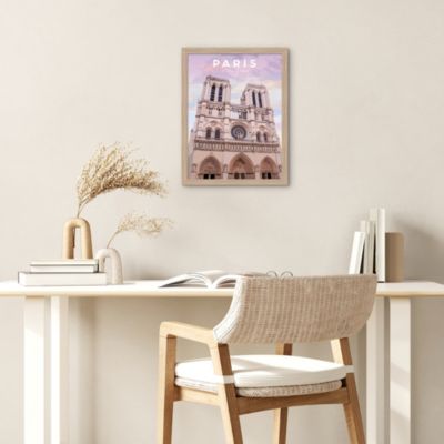 Image encadrée Notre Dame Dada Art cadre en bois 30x40 cm