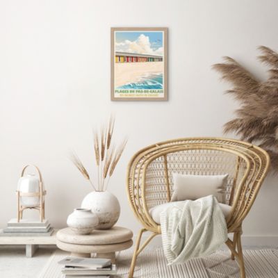 Image encadrée plage Dada Art cadre en bois 30x40 cm