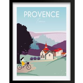 Image encadrée Provence l.40 x H.50 cm