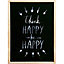 Image encadrée Think happy be happy 30 x 40 cm