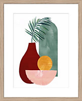 Image encadrée vases Dada Art l.40 x H.50 cm multicolore