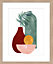 Image encadrée vases Dada Art l.40 x H.50 cm multicolore