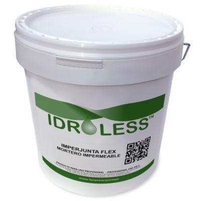 Imperjunta Flex Mortier (4kg, Blanc). Mortier imperméable pour remplir et sceller les joints qui empêchent infiltrations d'eau
