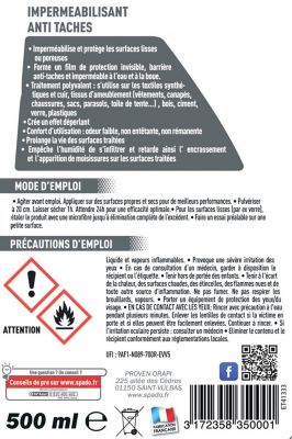 Imperméabilisant anti-taches Spado 500 ml