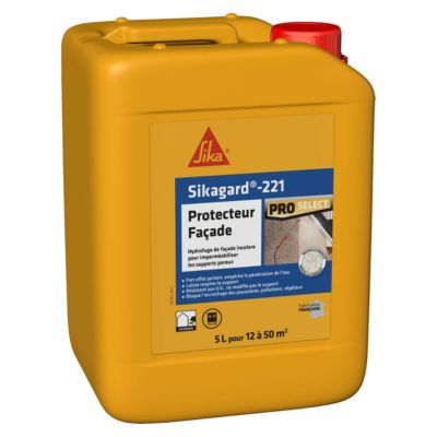Imperméabilisant pour façade Sika Sikagard Protection Façade 5 L