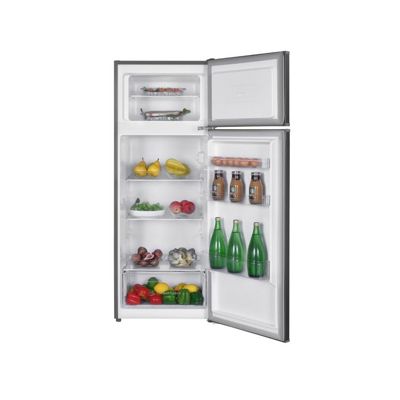 INDESIT Réfrigérateur 2 portes 206 litres inox - I55T0412X