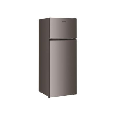 INDESIT Réfrigérateur 2 portes 206 litres inox - I55T0412X