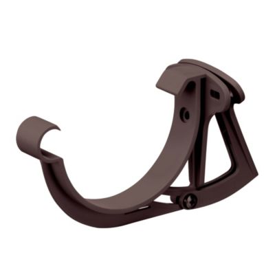 INEFA Crochet de bandeau réglable plastique 100mm marron foncé