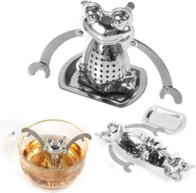 Infuseur à Thé Grenouille en Acier Inoxydable Amusant