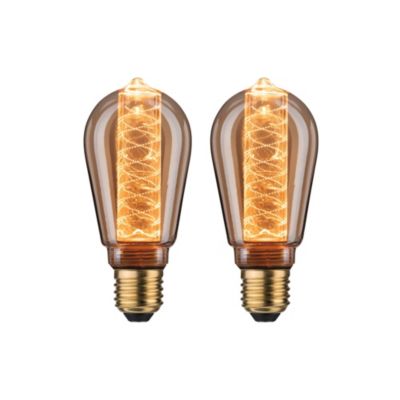 Inner Glow Edition Kit Ampoules LED E27 230V 2x230lm 2x4W 1800K Doré ...