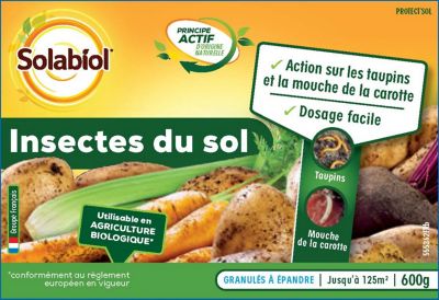 Insecticide du sol anti-taupins et mouches de la carotte Solabiol