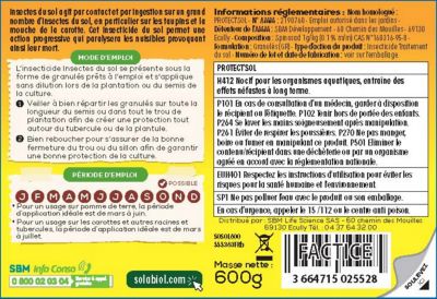 Insecticide du sol anti-taupins et mouches de la carotte Solabiol