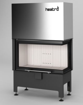 Insert à bois d'angle Heatro 69LH- 85cm