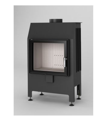 Insert à bois HEATRO 55 Hajduk 66cm - 9kW, Rendement 80%, Noir
