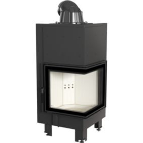 Insert cheminée MBN 12 BS vitre à droite