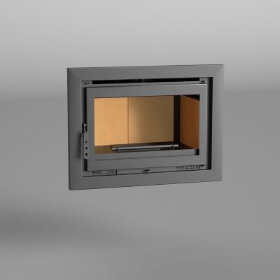 Insert de cheminée en acier 13.5 Kw acier