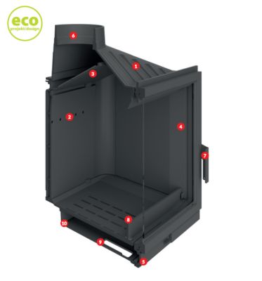 INSERT KFD ECO iLUX 90 L-R - Angle: Droit - Volet : Avec - Support ...