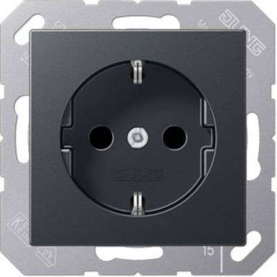 Insert prise de courant Jung A15 20BFANM anthracite, 16 A 250 V, 1 pc ...