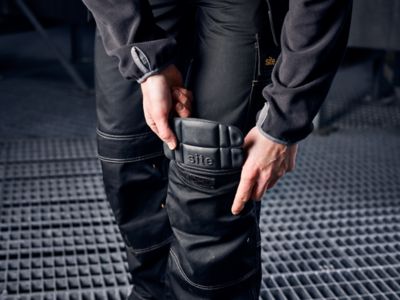 Inserts de genouillères noirs pour adulte Site
