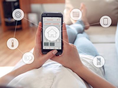 Interface "CozyTouch" Thermor, pour radiateur connecté