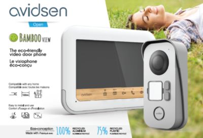 Interphone vidéo Avidsen Bamabooview